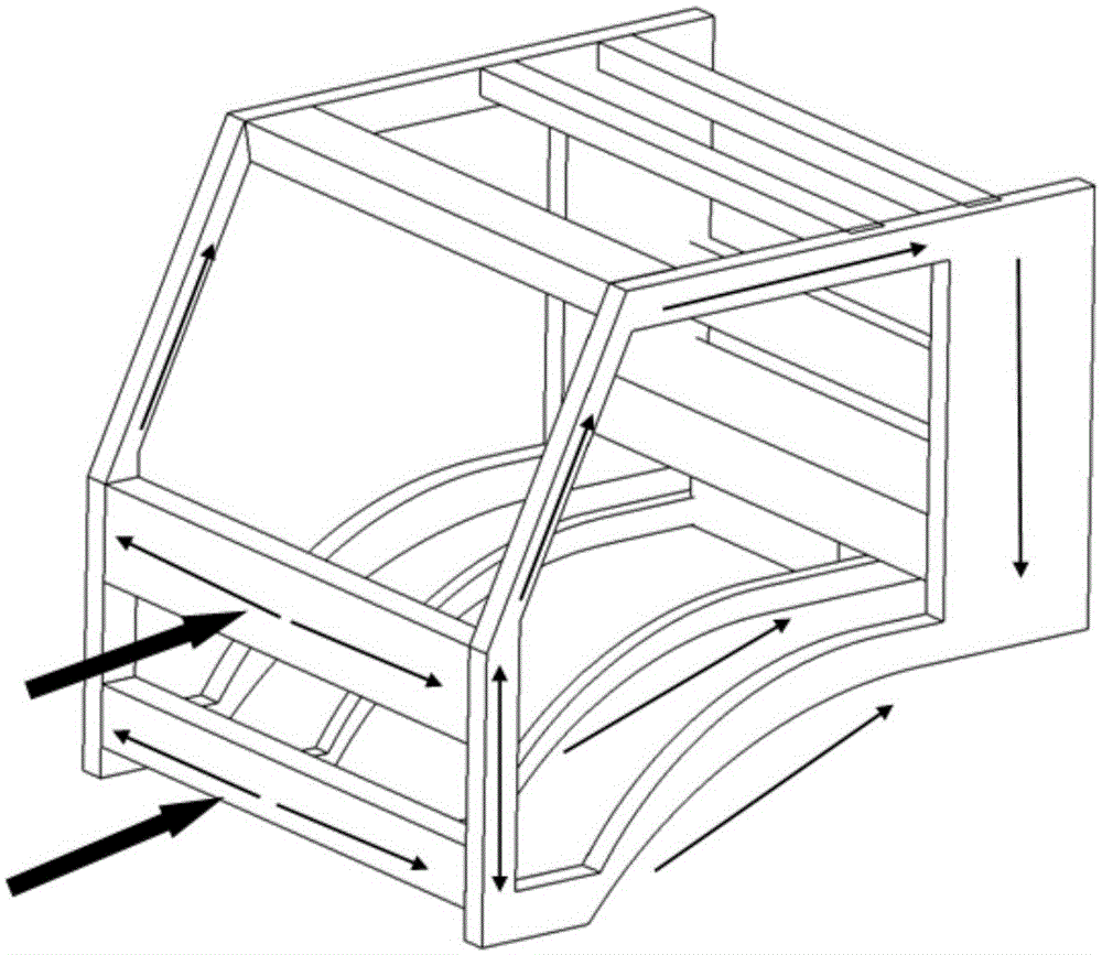 Light truck and white truck body structure thereof