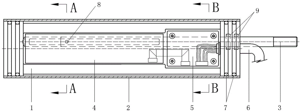 photoelectric displacement sensor based on cis