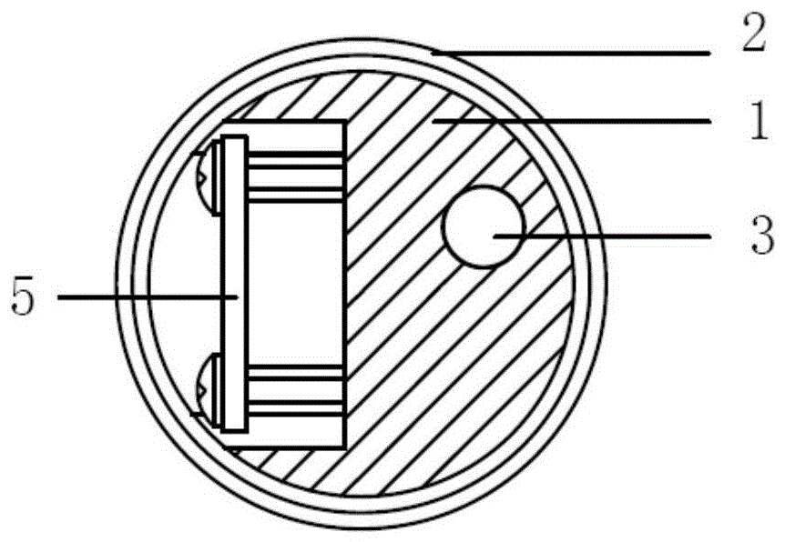 photoelectric displacement sensor based on cis