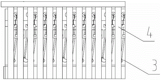 A spinning process of a spinning machine equipped with a new type of through-shaft passive winding device