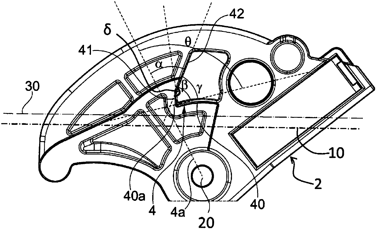 Safety device for a vehicle door handle