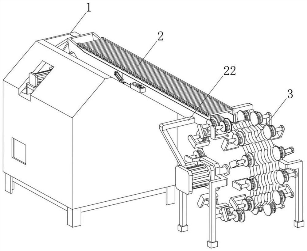 A fully automatic pop can peeling machine