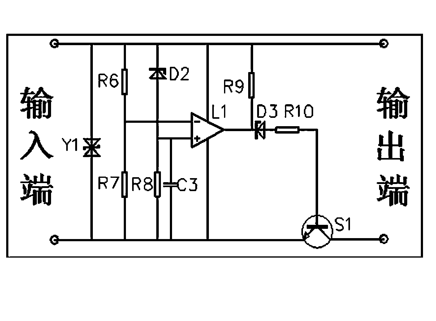 Large-power DC controller possessing active and passive safety protection functions