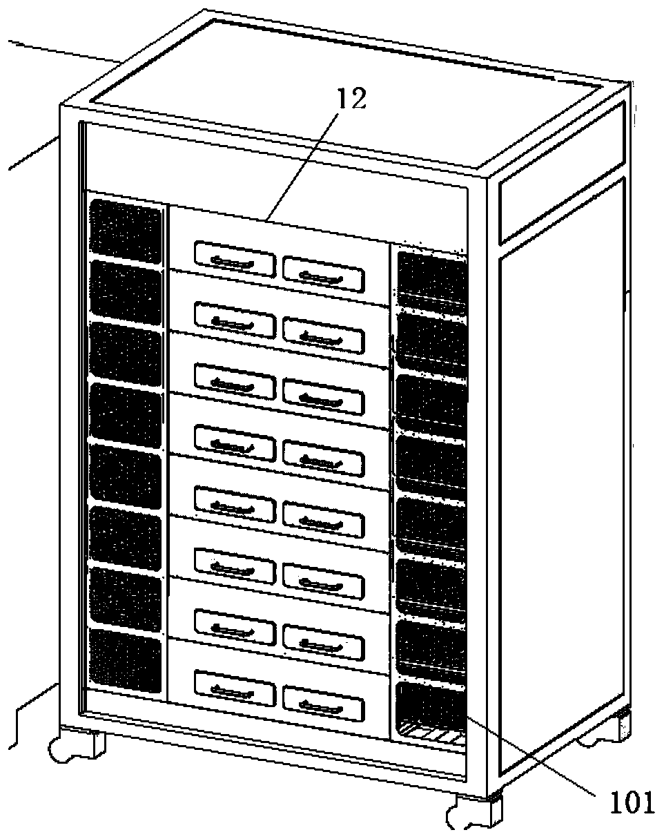 Reliability test device of high-power laser chip