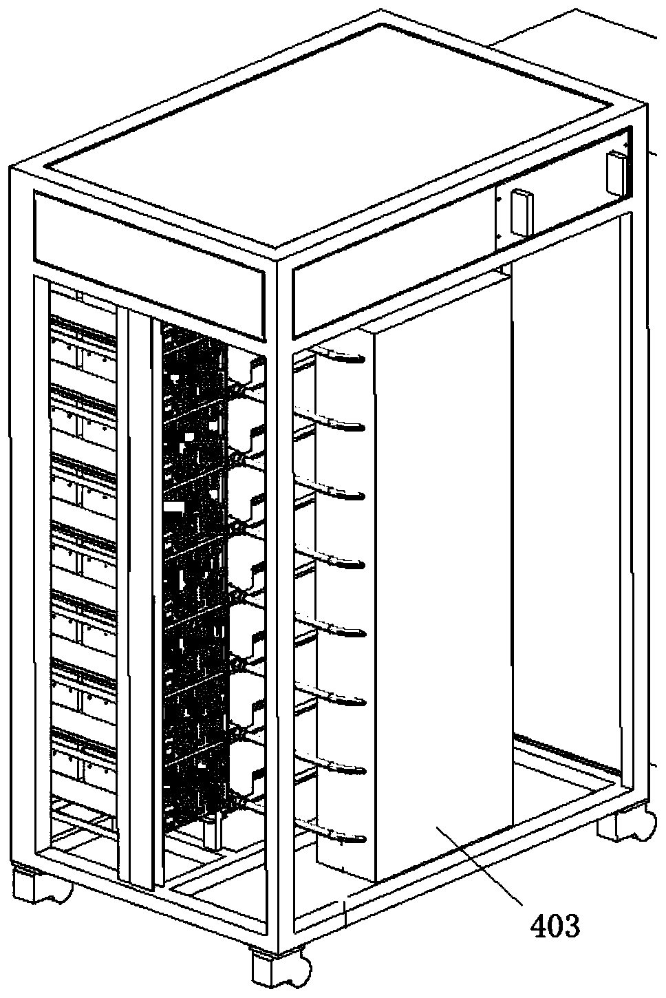 Reliability test device of high-power laser chip