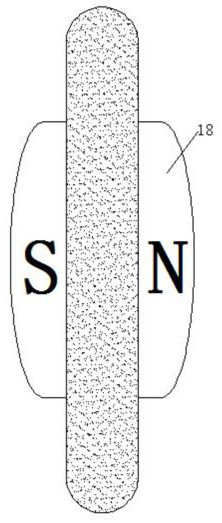 Shock absorption wheel with automatically adjustable damping and utilizing principle of Winslow phenomenon