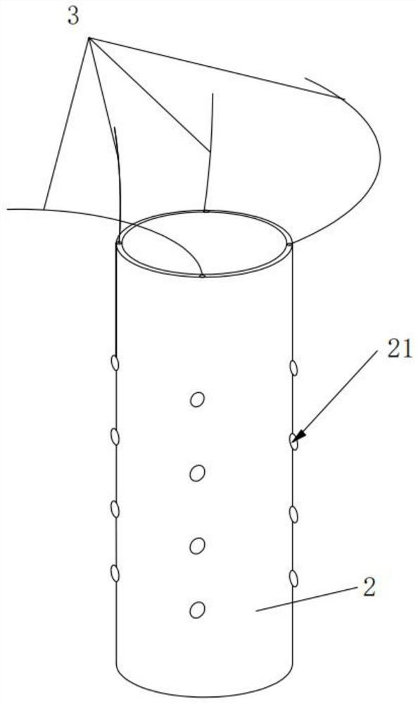 Grouting structure for sleeve valve pipe