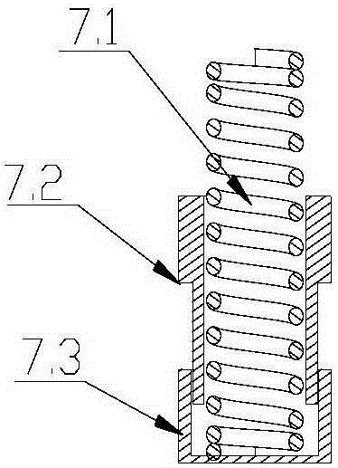 Three-point bending fatigue testing machine