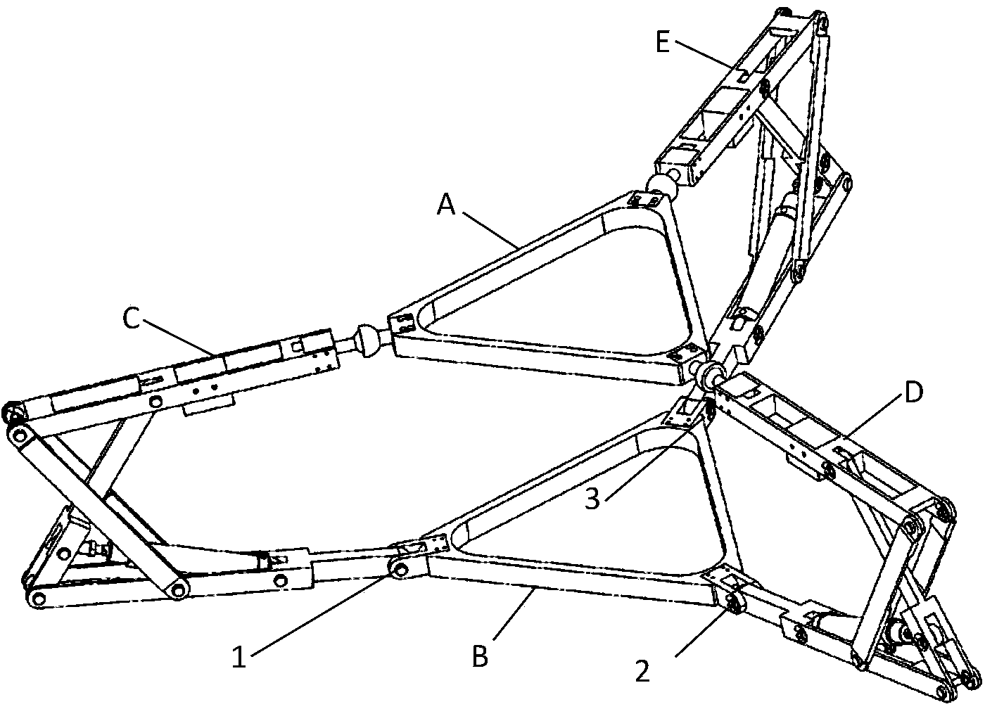 Hydraulic drive parallel moving robot