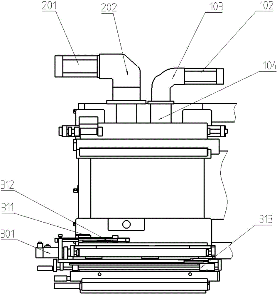 Pole piece fly-cutting mechanism and pole piece fly-cutting method