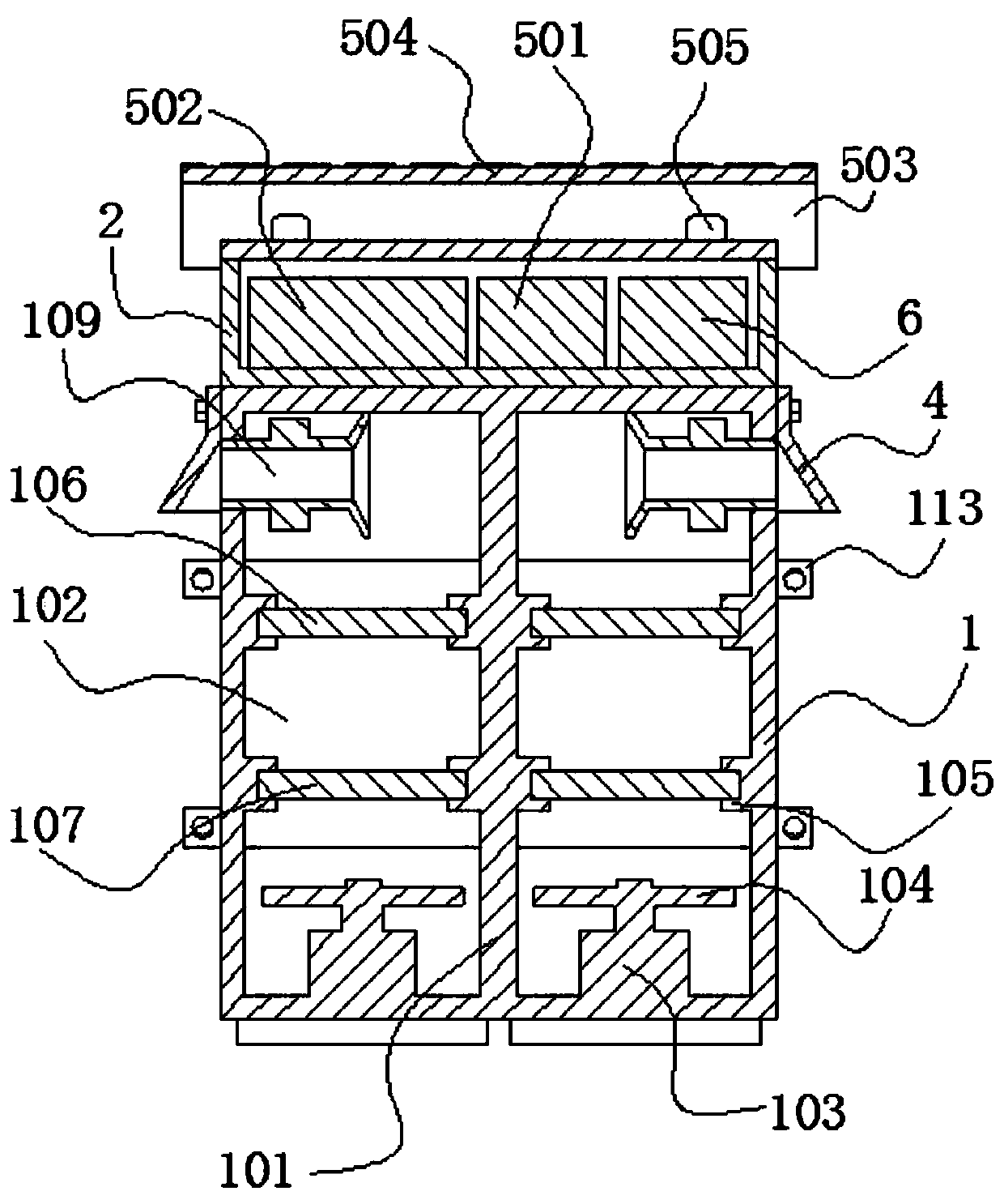 Air purification device based on atmospheric pollution treatment