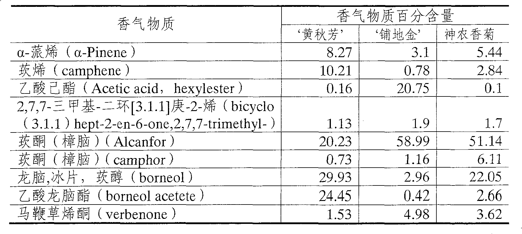 Method for breeding novel varieties of mellow-type ground-cover chrysanthemum utilizing D.indicum var.aromaticum