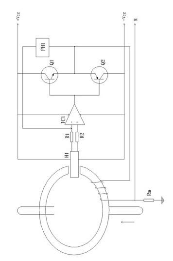 Closed-loop magnetic balance Hall current sensor