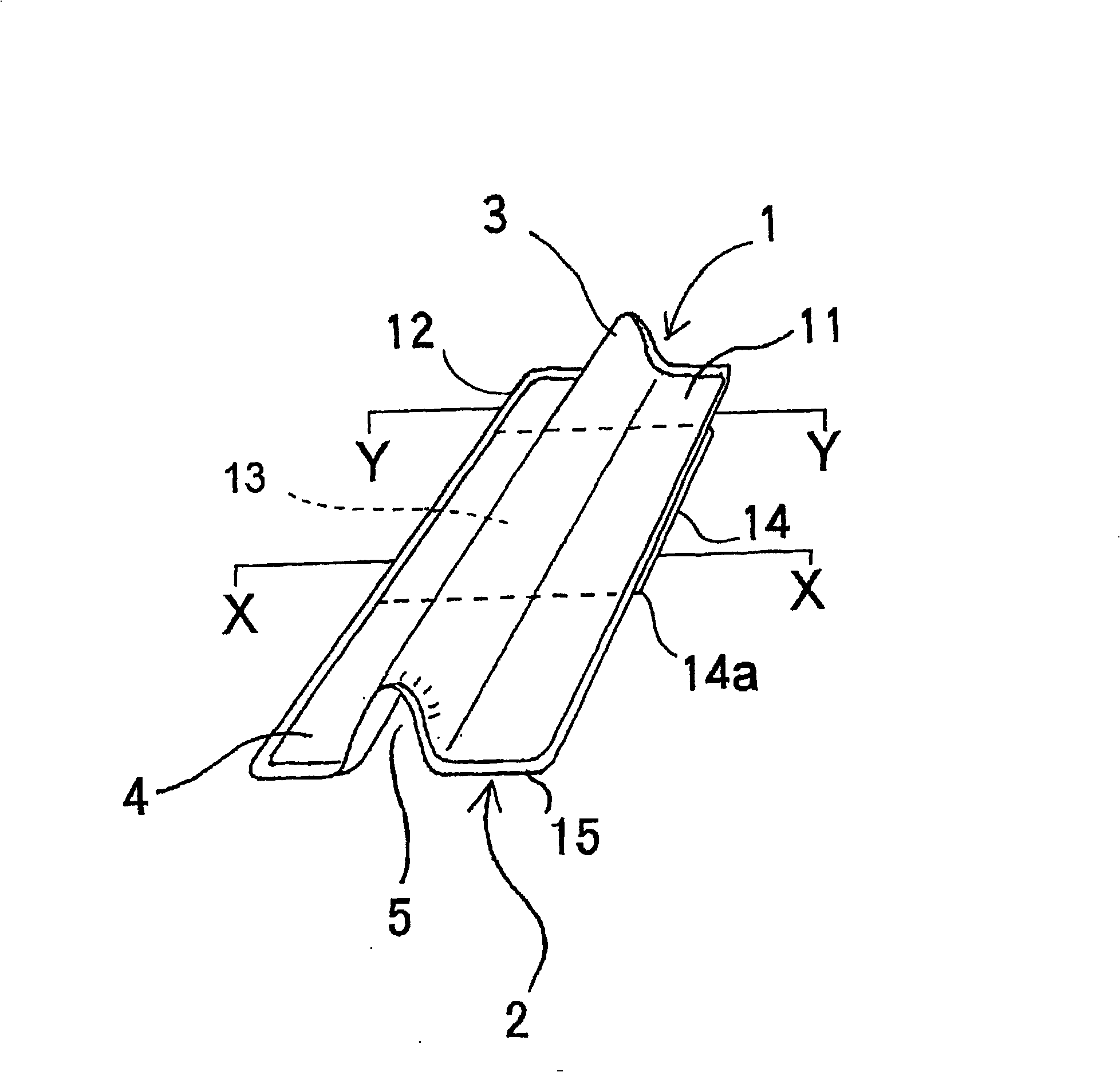 Interlabial pad