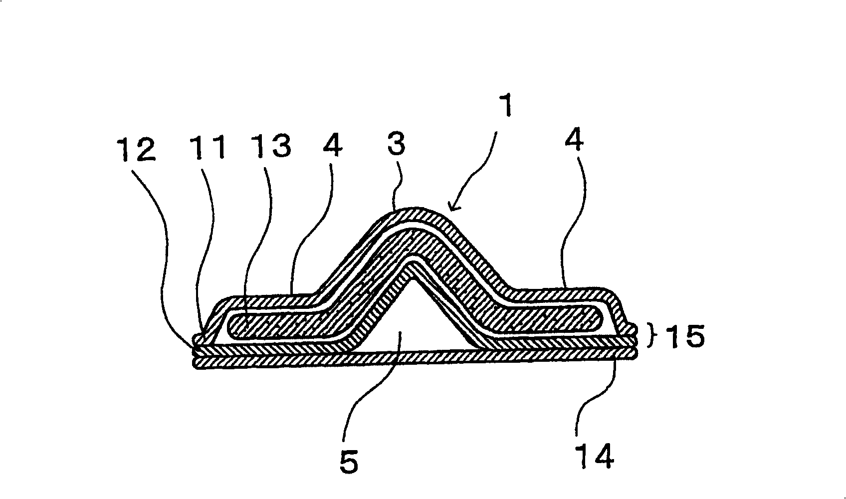 Interlabial pad