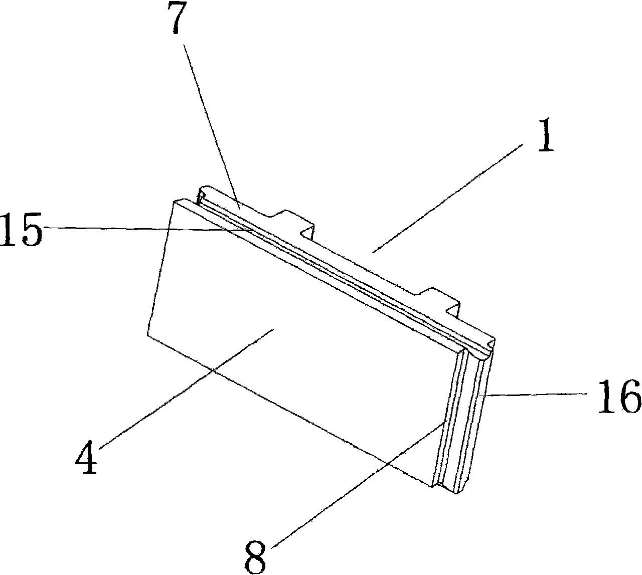 Composite type heat preservation wall body mold block and composite type heat preservation wall body constructed by same