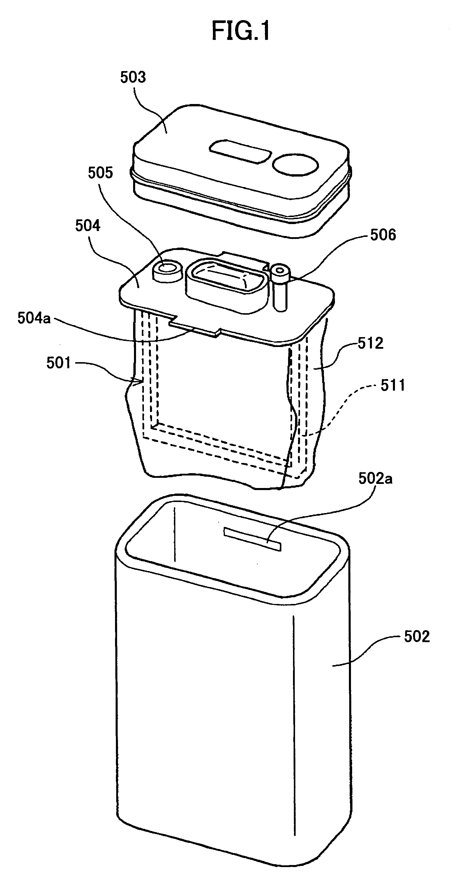 Ink bag, ink cartridge and ink-jet recording apparatus, ink filling method, ink refilling method, manufacturing method of ink cartridge, and recycling method of ink cartridge