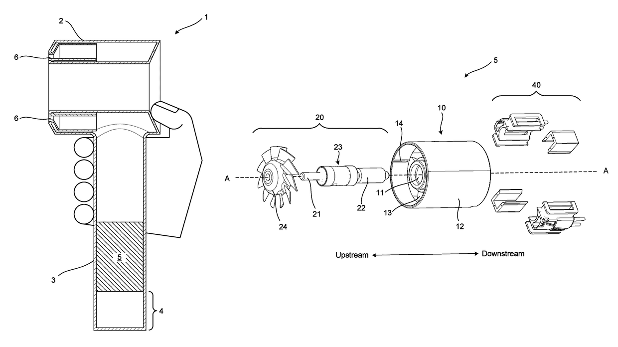 Motor and a hair care appliance comprising a motor