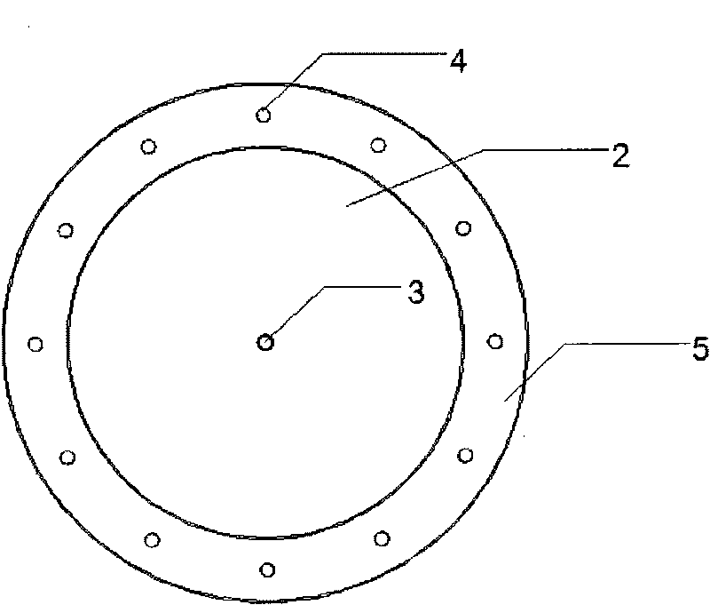 Method for sinking bucket foundation with force bearing ring structure