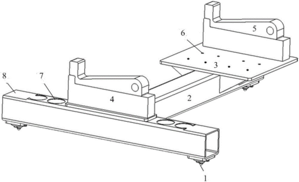 Tool for measuring center of gravity of noncircular-section product