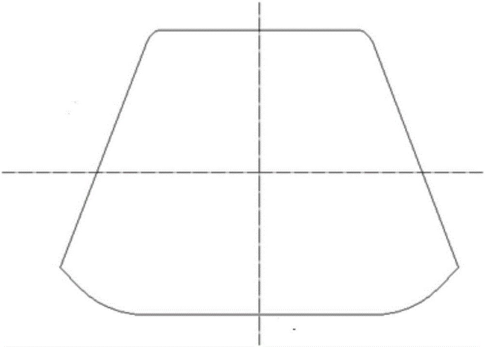 Tool for measuring center of gravity of noncircular-section product