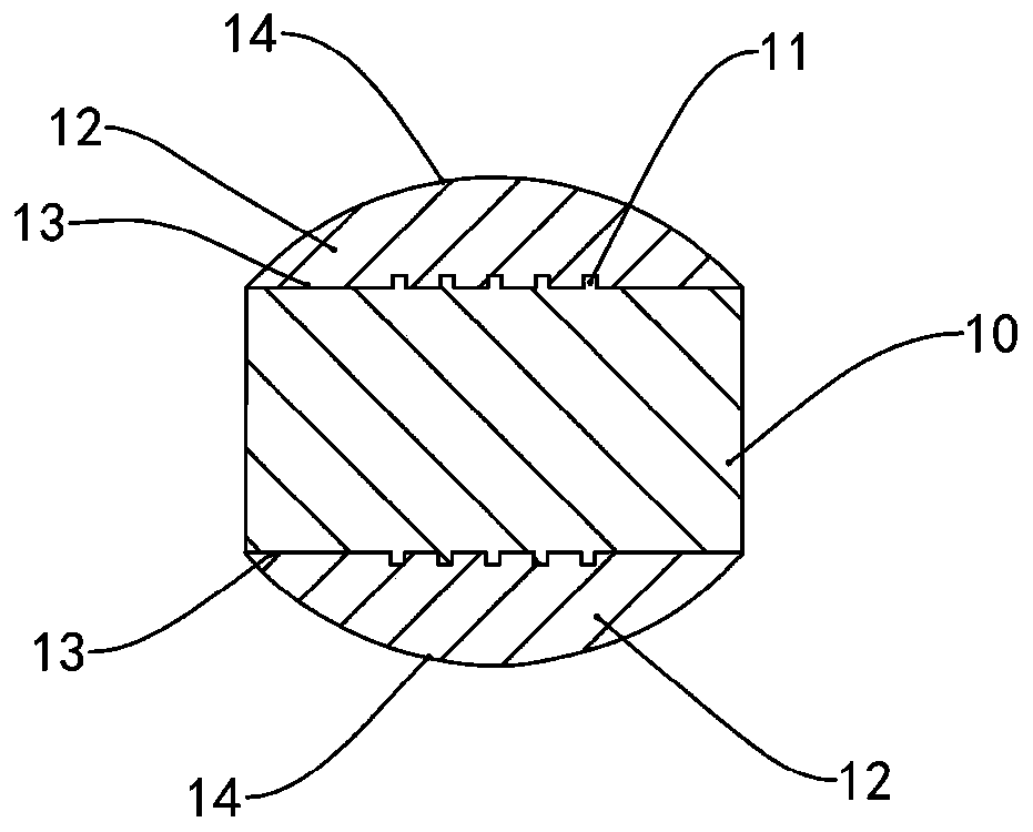 Multi-layer composite artificial diamond hard alloy wear-resistant part and manufacturing method thereof