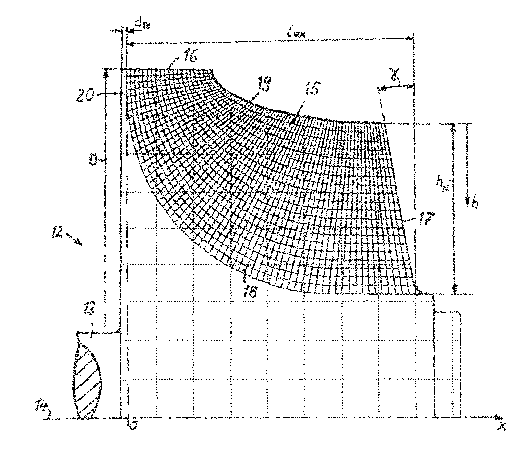 Turbine wheel in an exhaust gas turbine of an exhaust gas turbocharger