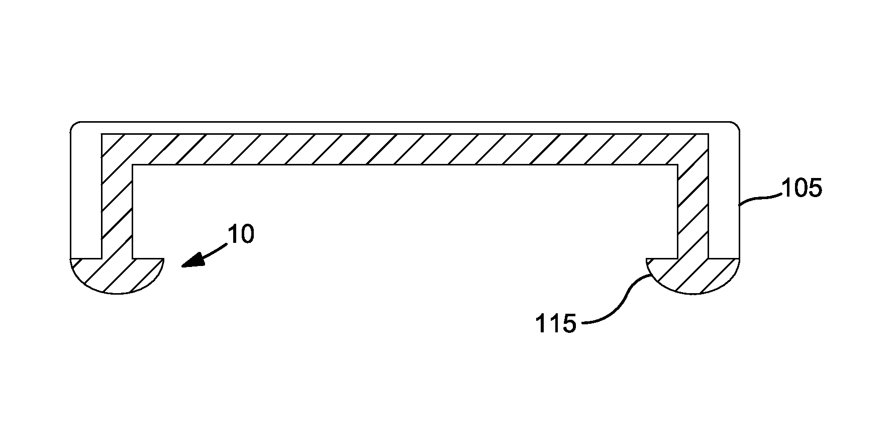 Case for a portable electronic device with over-molded thermo-formed film