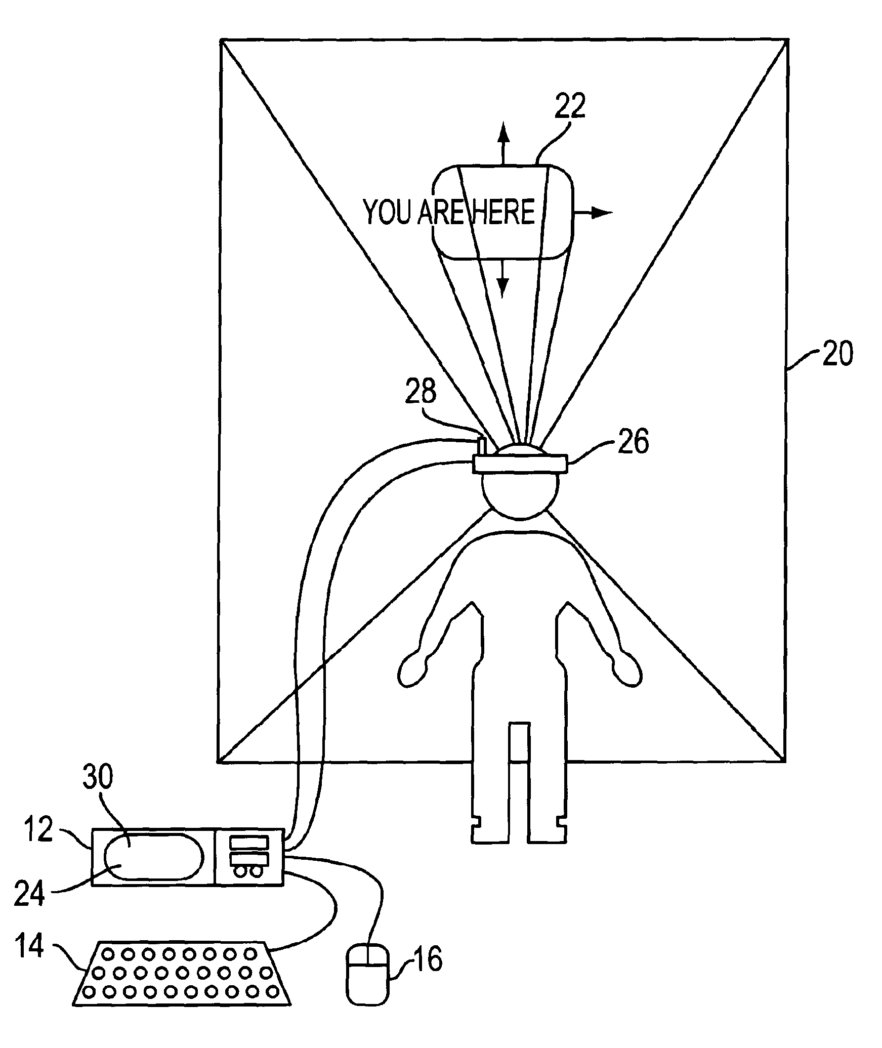 Intuitive control of portable data displays