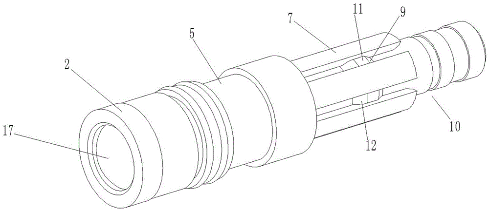 Optical fiber beam expanding connector, optical fiber beam expanding contact thereof and sleeve assembly