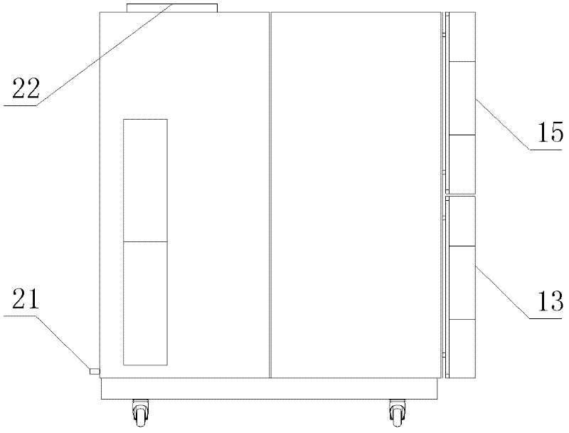 Two-box type temperature impact test box