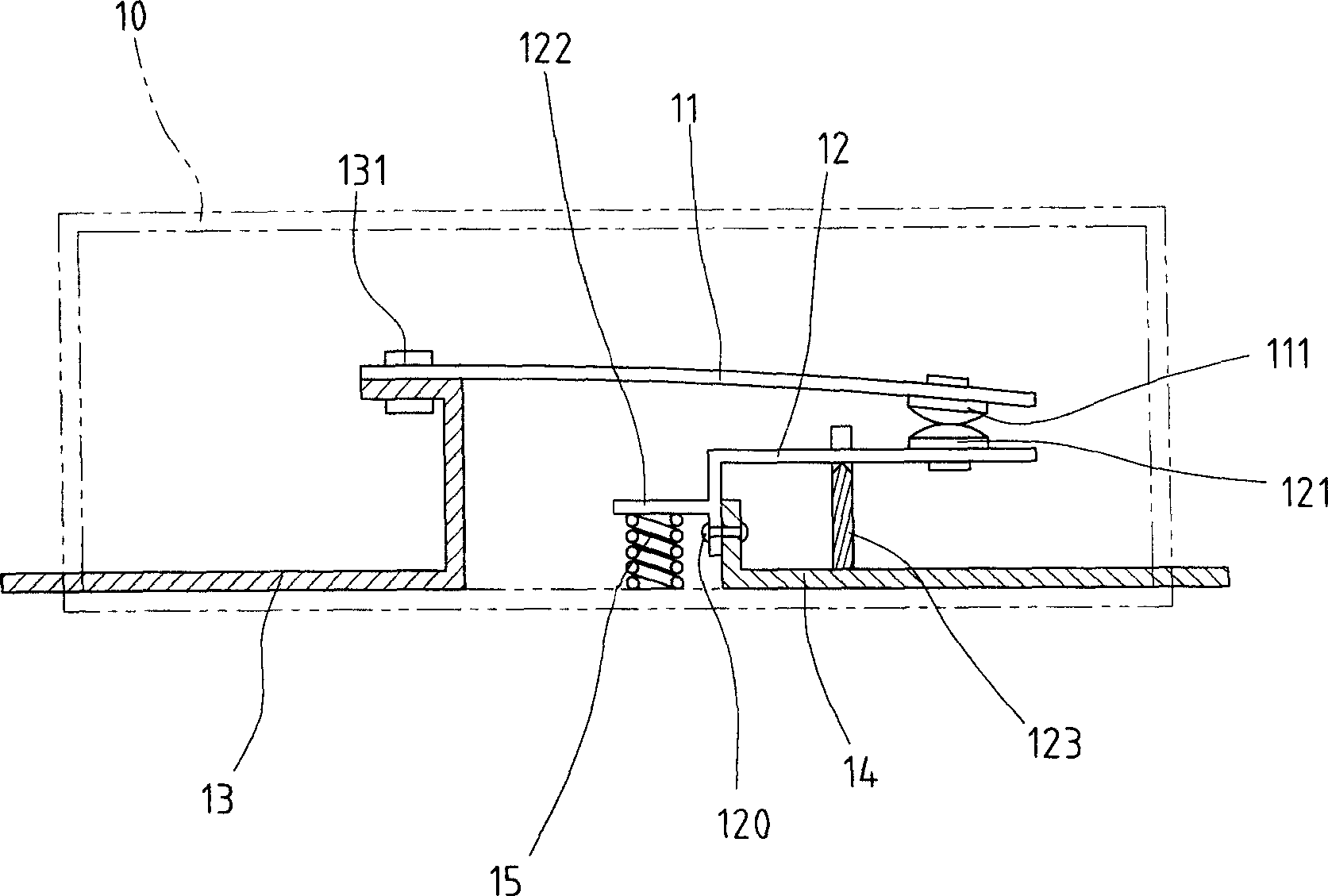 Protector of inductive circuit with dual-temperature