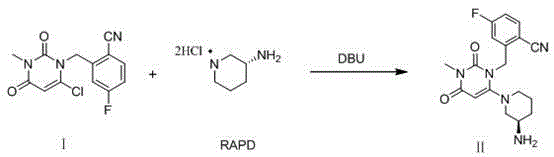 Method for preparing trelagliptin