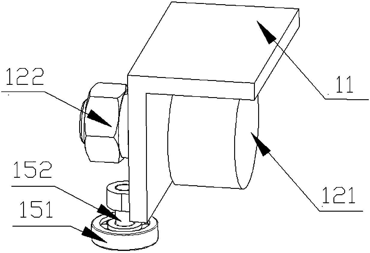 High-speed and heavy-duty large-space gantry mechanical arm truss guiding and driving device and application thereof