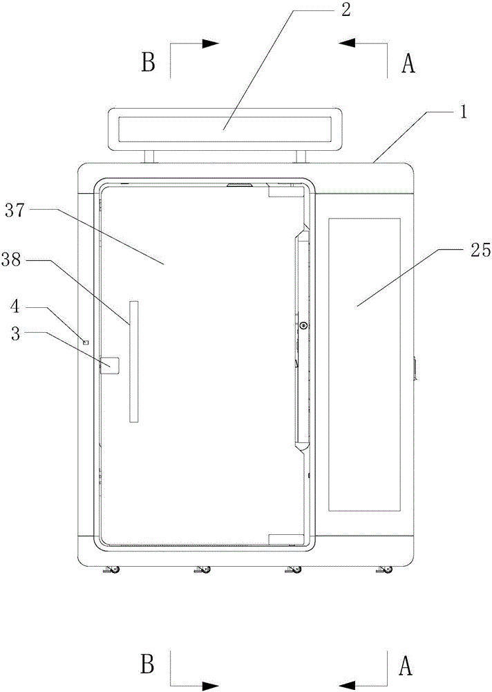 Automatic exit and entry certificate handling device and method thereof