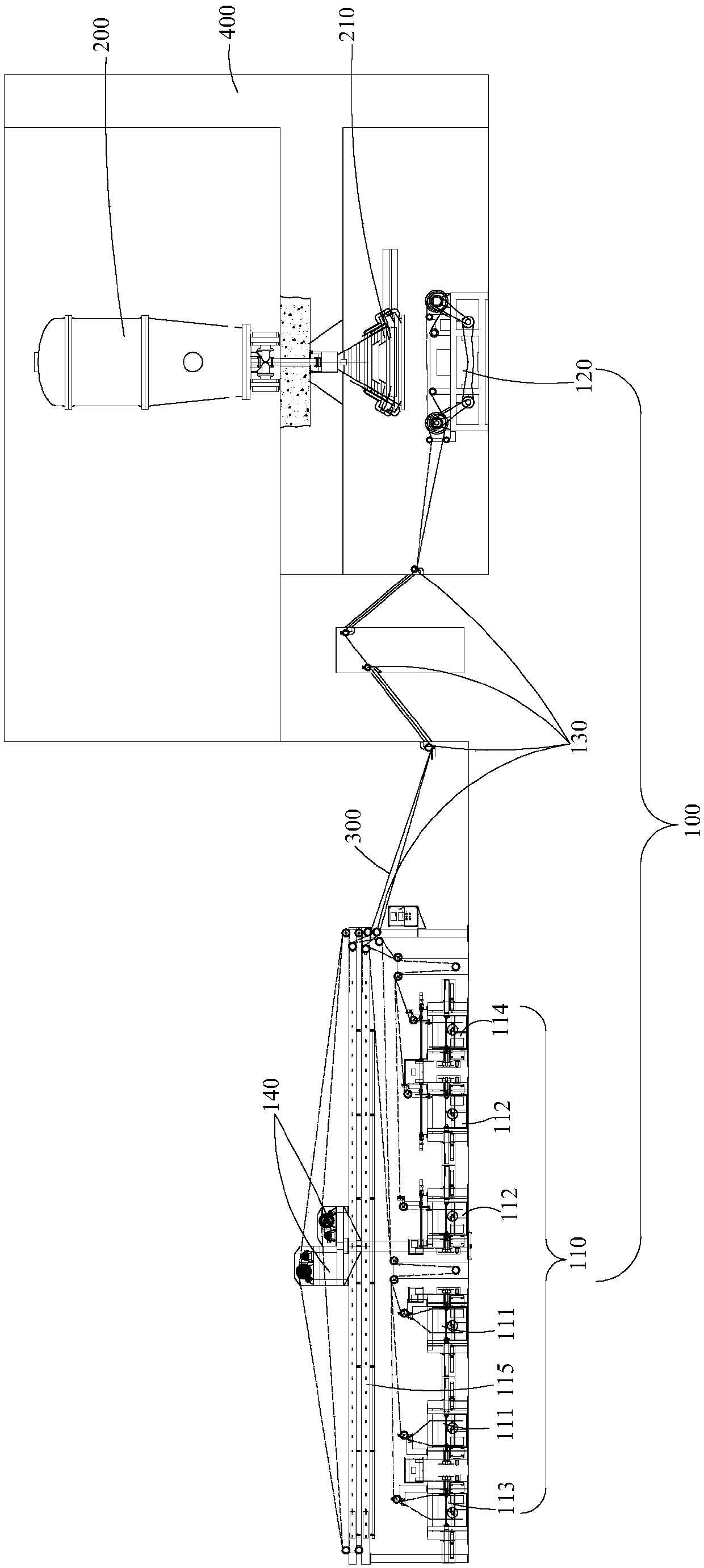 Irradiation production process device