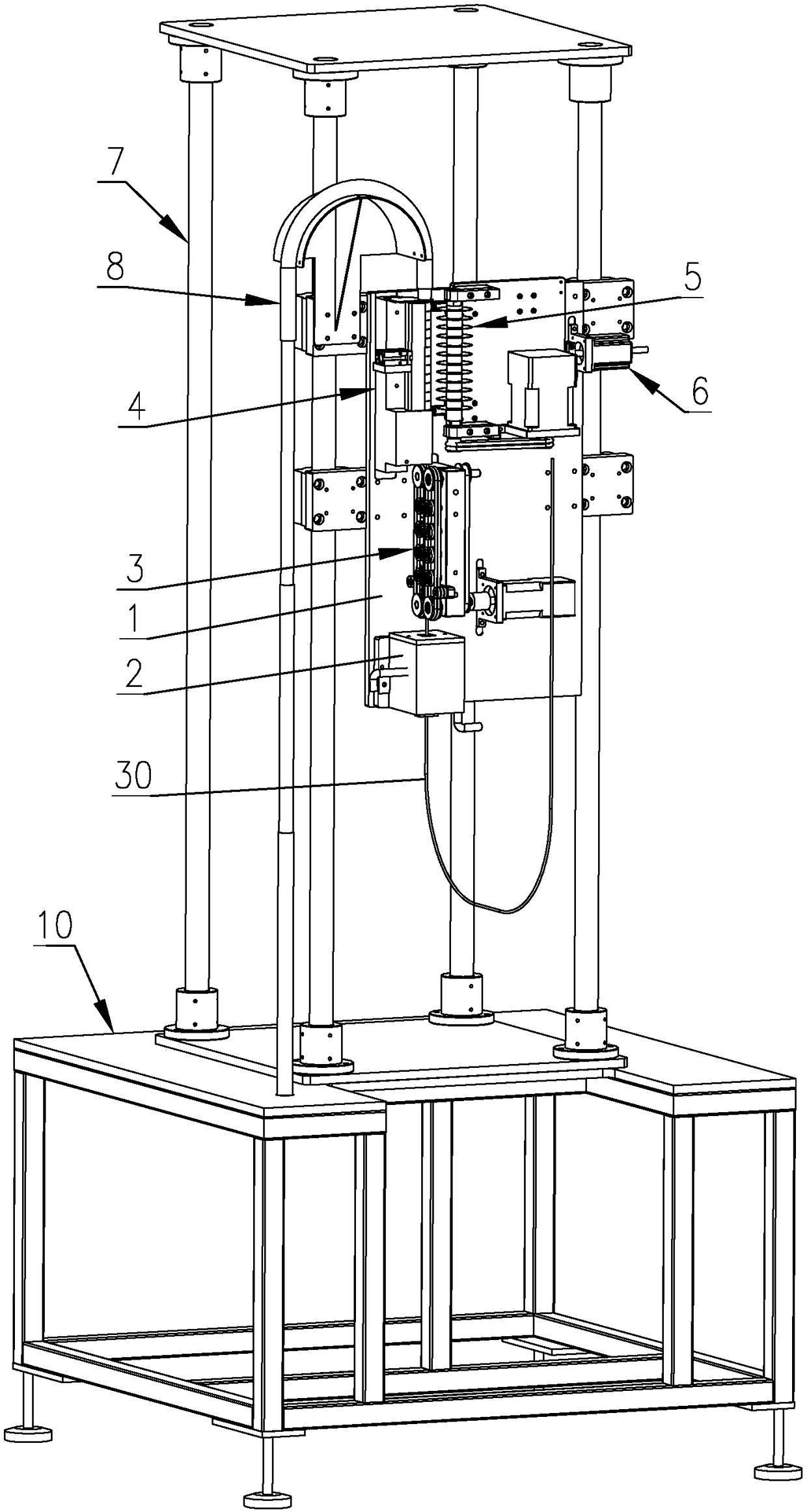 Teflon fine tube cutting equipment