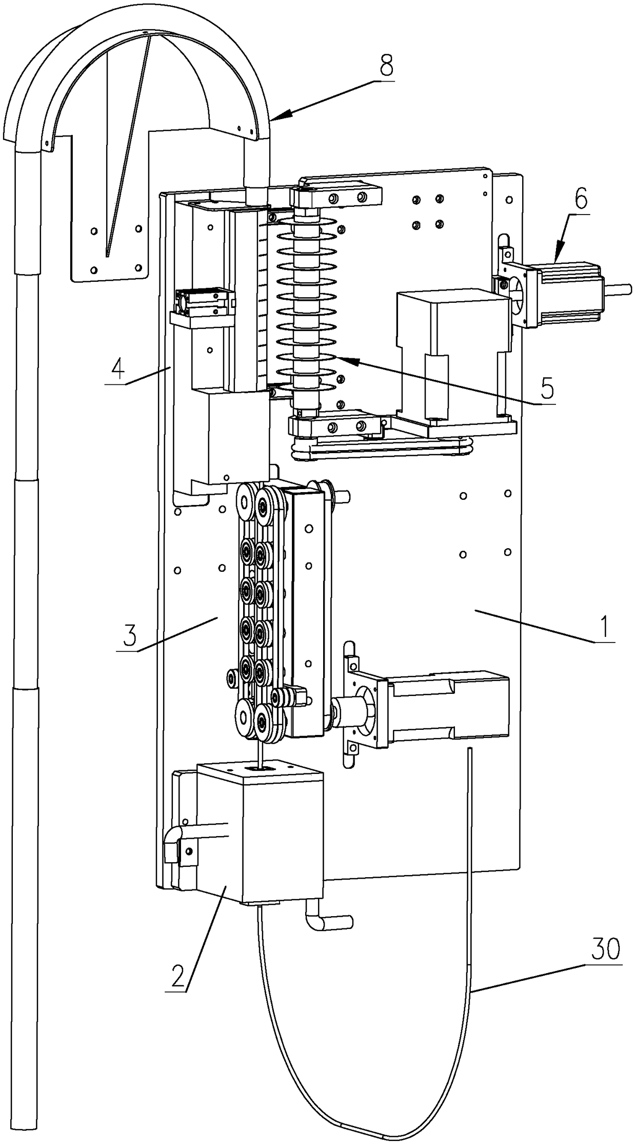 Teflon fine tube cutting equipment