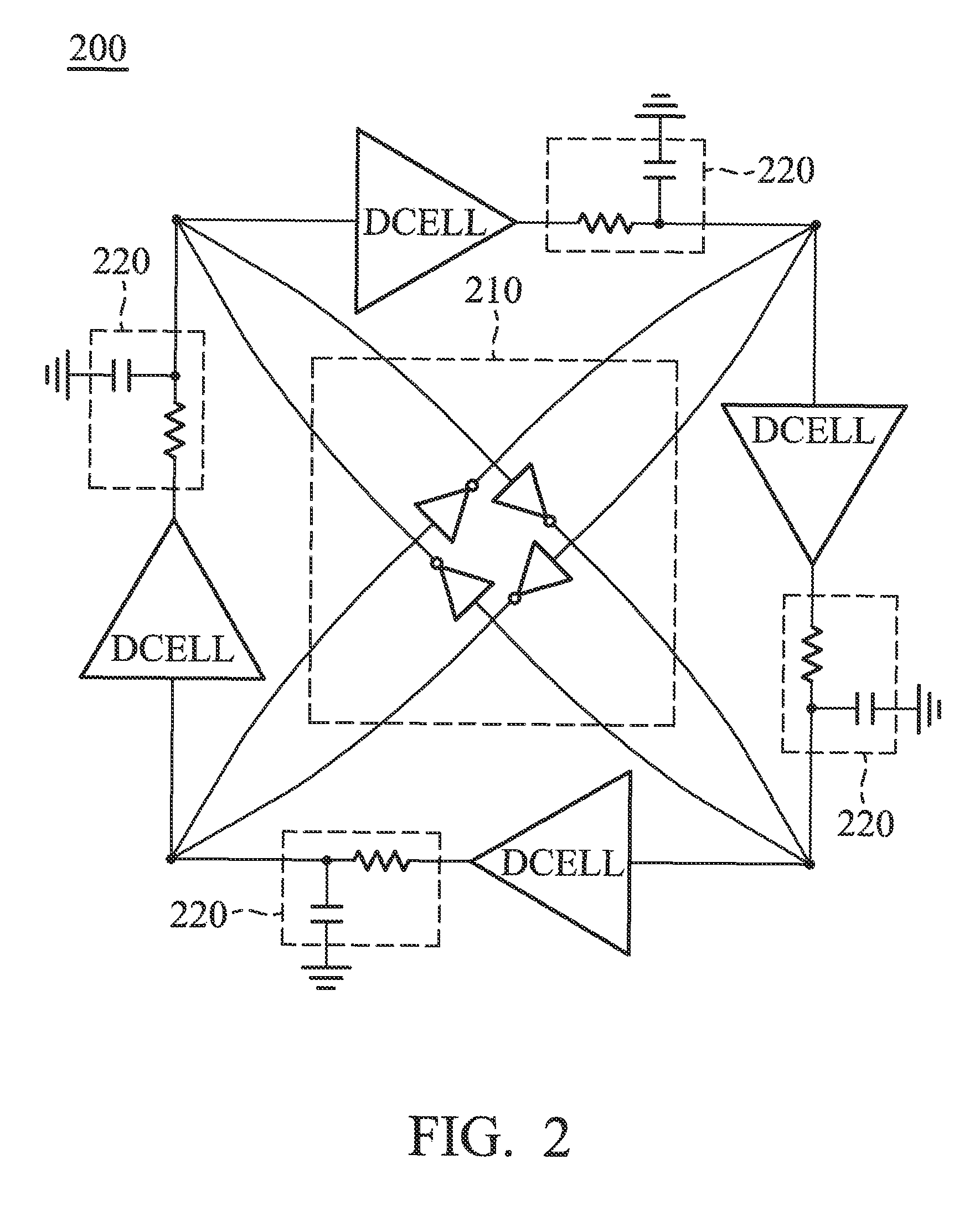 Supply voltage drift insensitive digitally controlled oscillator and phase locked loop circuit