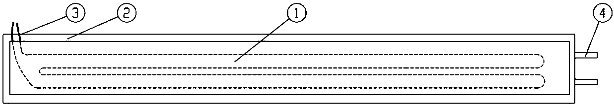 Heat exchange plate with self-heating function