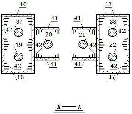 H-shaped mixing pile equipment