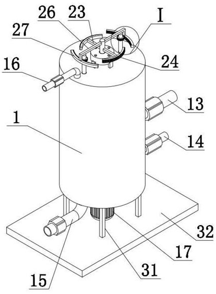 Continuous reaction device for alkylation of m-cresol and p-cresol