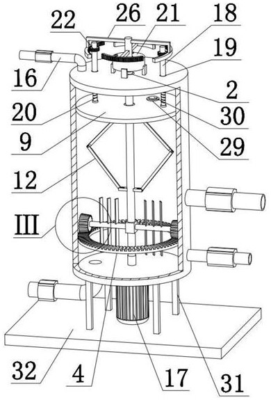 Continuous reaction device for alkylation of m-cresol and p-cresol