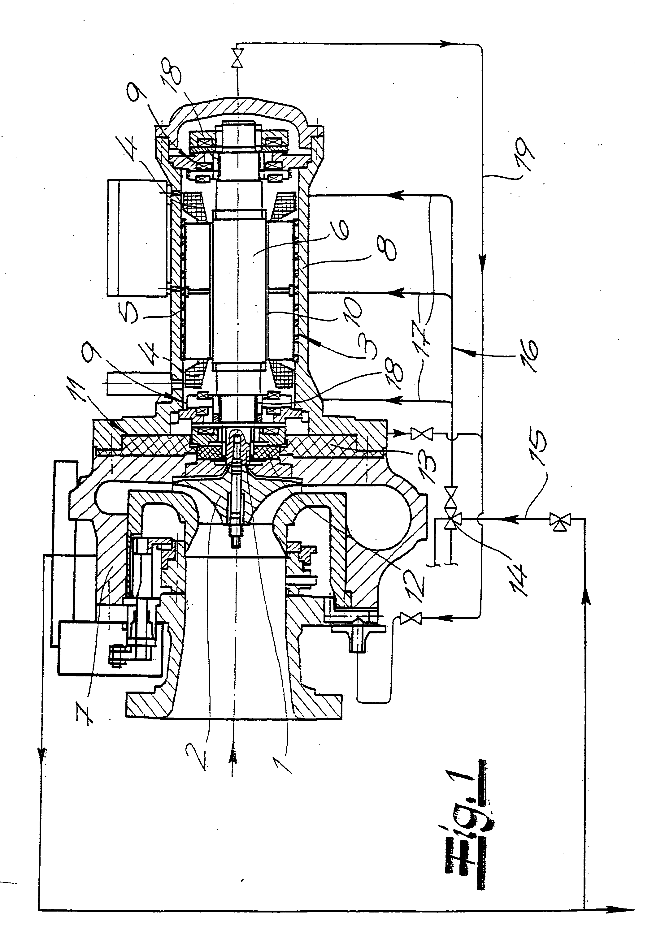 Turbomachine for low-temperature applications