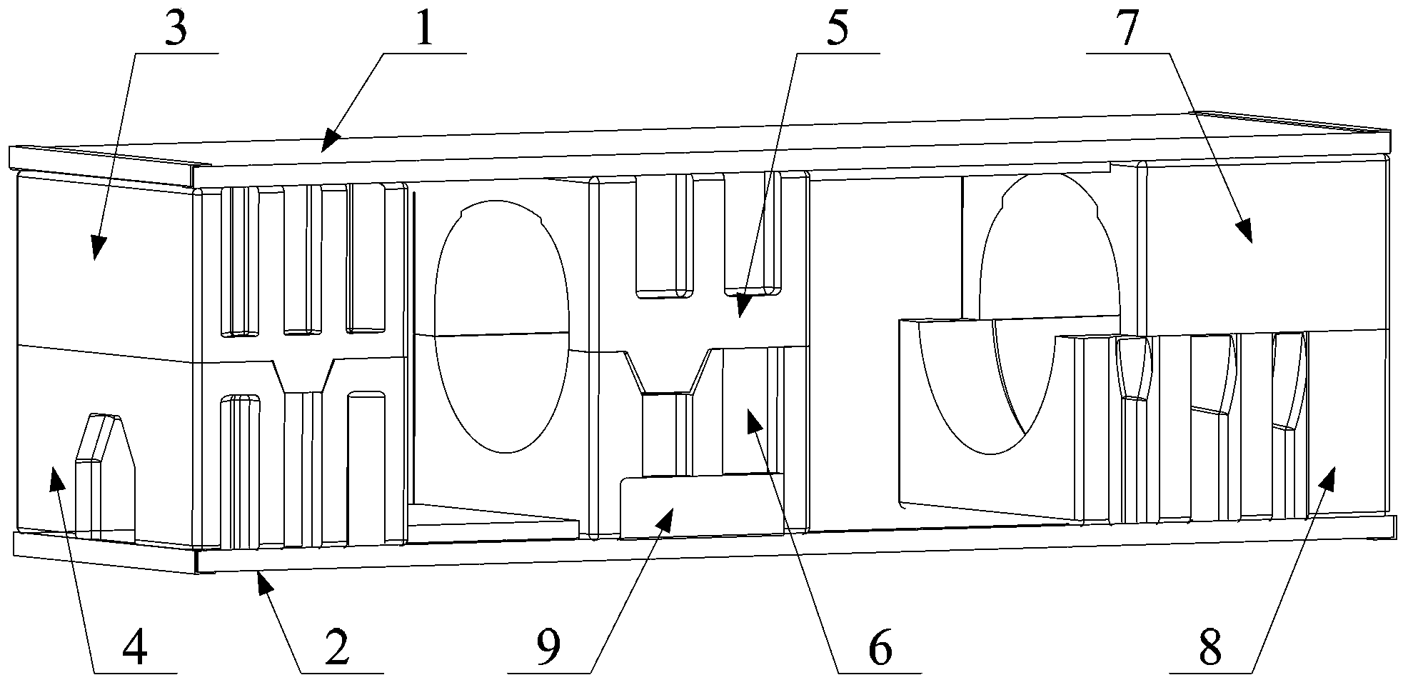 Packing structure of floor type air-conditioner indoor unit