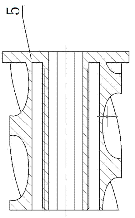 Proportional layering fertilizer applying device