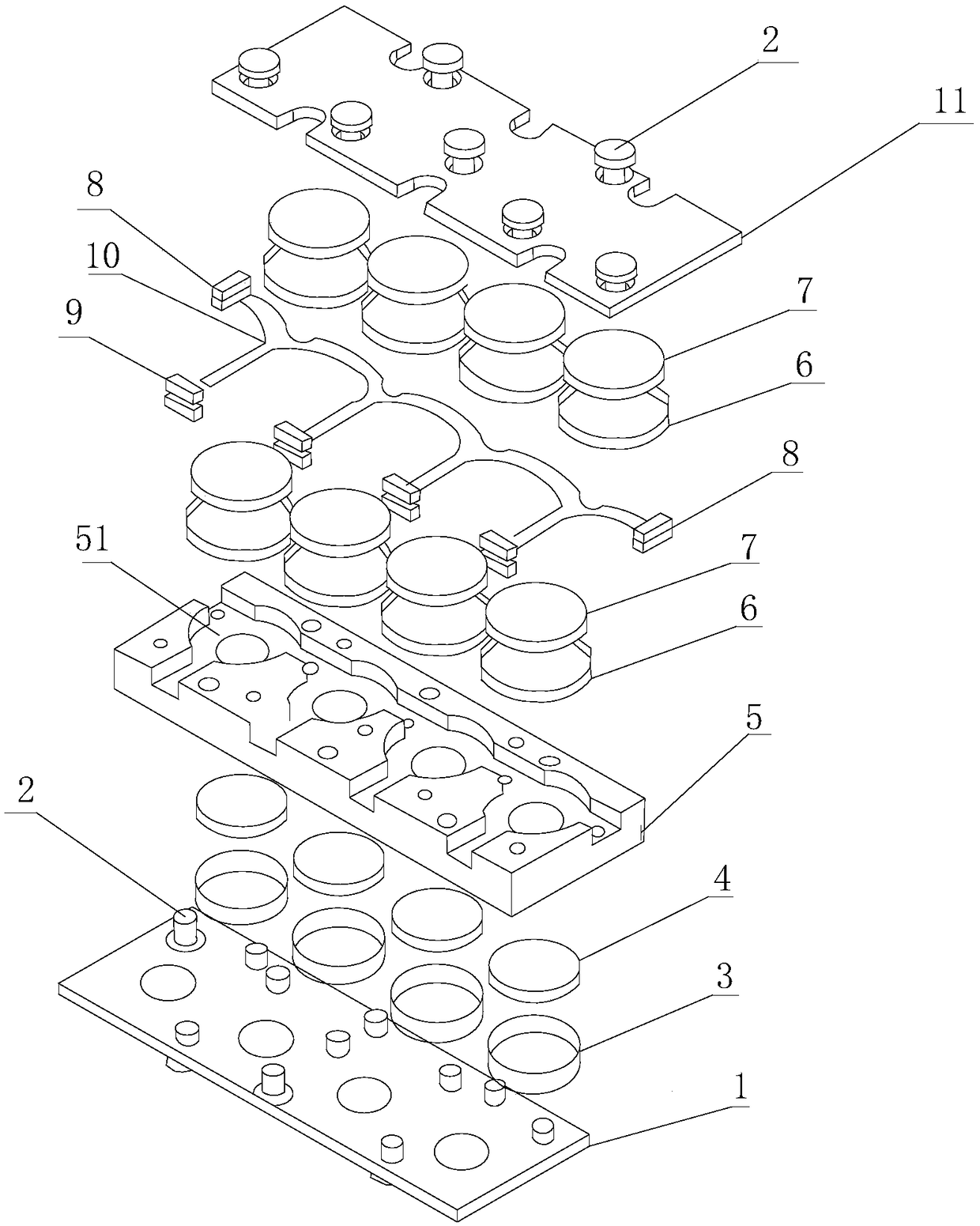 Multi-joint broadband isolator