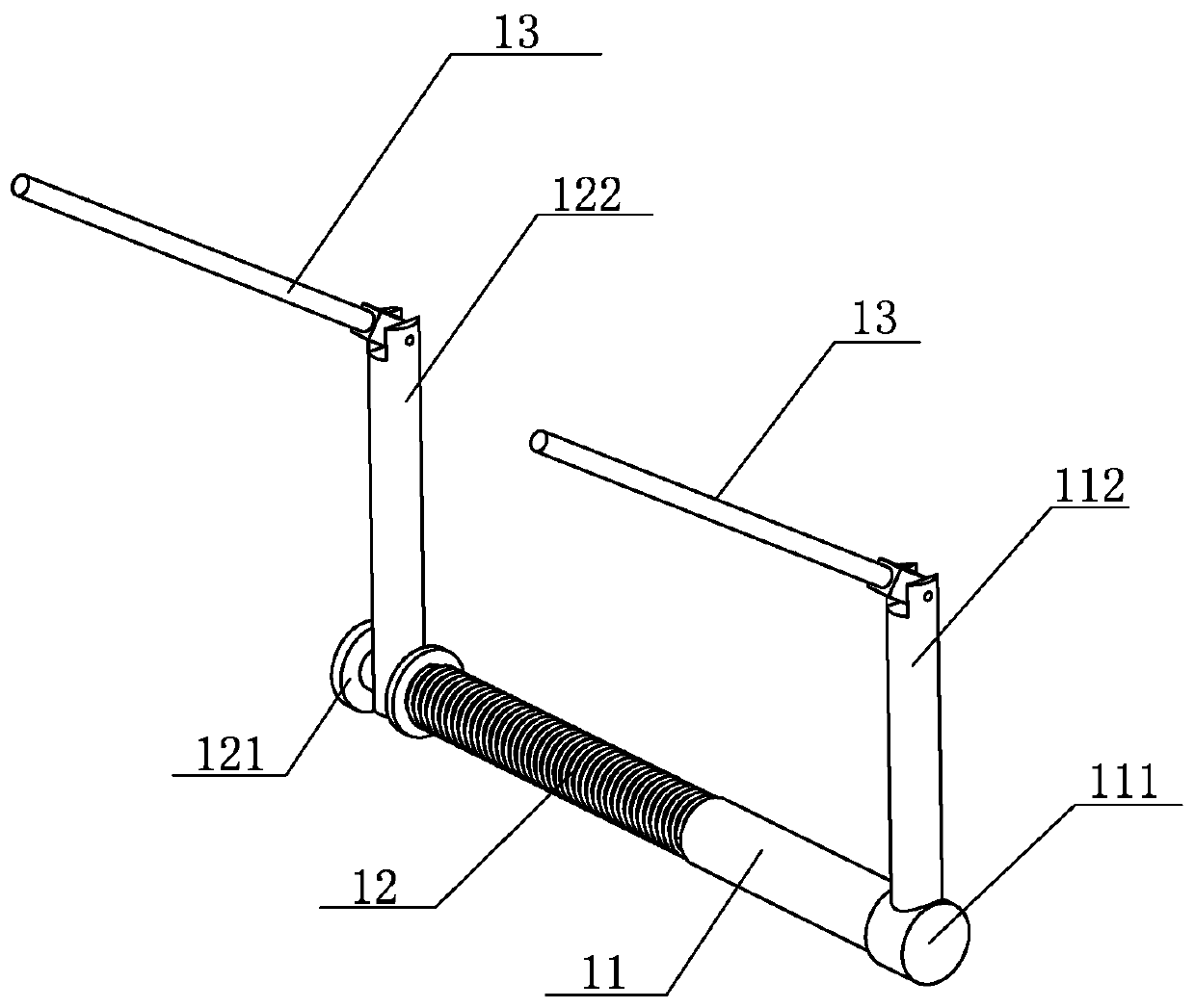 Auxiliary device for treating calcaneal fracture under arthroscope and operation methods