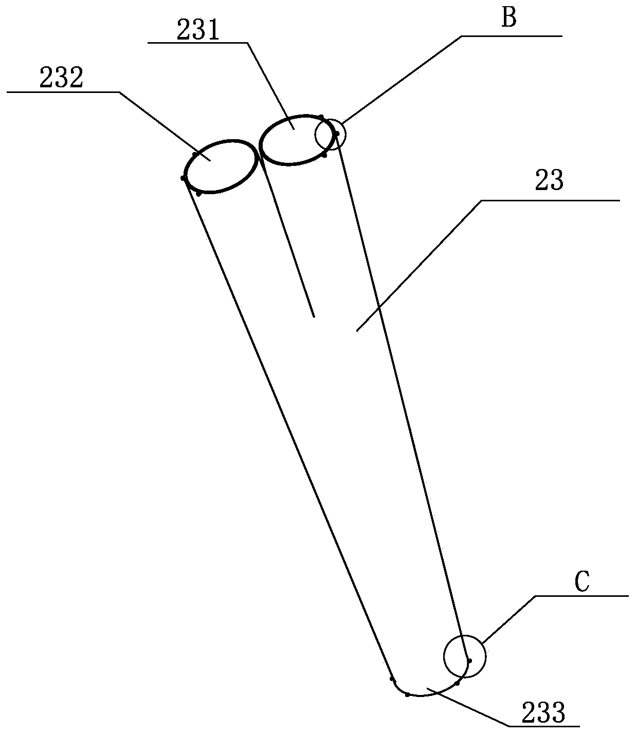 Auxiliary device for treating calcaneal fracture under arthroscope and operation methods