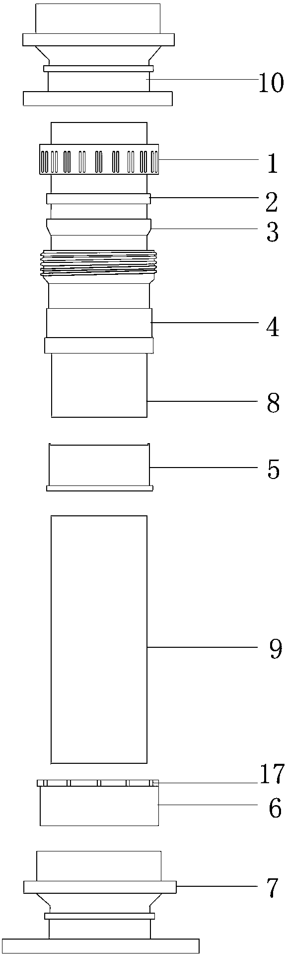 Pre-buried anti-leaking connector system